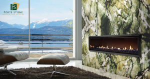 Alexandrita Quartzite Fireplace Design