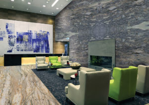 Stone Living Room Design