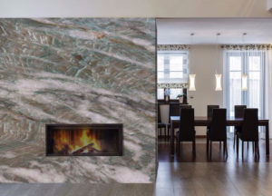 Quartzite Fireplace Design