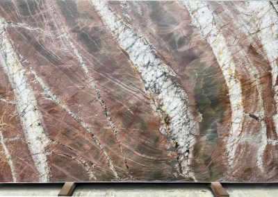 Quartzite Stone, Explosion Rouge, Forte Stone Santa Barbara